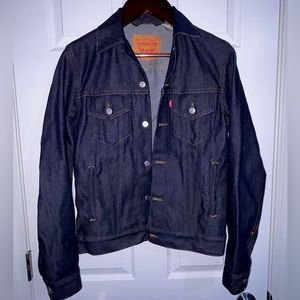 Levi's Dark Blue Denim Jacket Size S